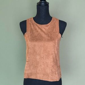 ⭐️ Brown Western wild sleeveless top